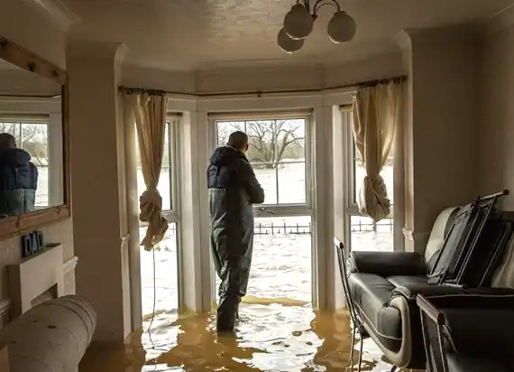 water damage restoration service Heyburn